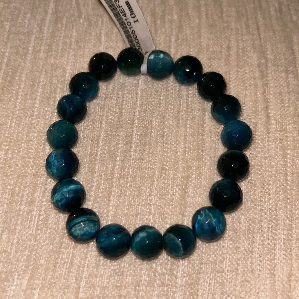 Blue tiger eye bracelet
